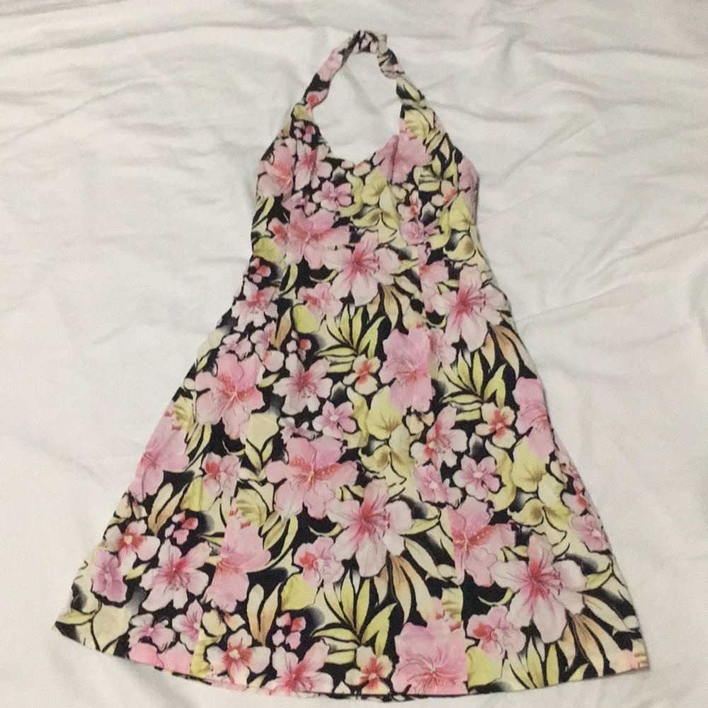 Flower print dress